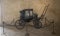 Antique carriage exposed in Medieval Lecce Castle in Lecce, Italy
