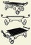 Antique Cart Vector 01