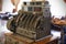 Antique cash register