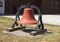 Antique Cast Iron Bell on a Stand