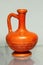 Antique ceramic decorative amphora on a white background