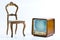 Antique Chair And Television