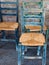 Antique Chairs With New Cane Seats, Greece