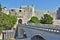 Antique charm of old Dubrovnik. Pile Gate