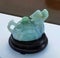 Antique Chinese Zodiac Animals Dragon Teapots Dragons Teapot Jade Kettle Precious Stone Rock Pot Sculpture Arts Craftsmanship