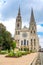 Antique church building in france