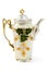 Antique coffee pot made porcelain of Art Nouveau