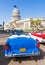 Antique convertible Ford near the Capitol in Havana