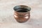 Antique copper flower pot