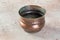 Antique copper flower pot