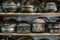 Antique Copper Pots and Vases for Sale in an Antique Shop