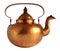 Antique copper teapot