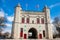 The antique Cross gate of the ramparts in the historical town of Bruges