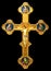 Antique crucifix made of gold - Roman Catholic Church, Jesus Christ