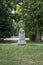 Antique Decorative Vase in Stone inside Park