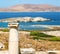 antique in delos greece the historycal acropolis and old ruin s