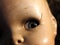 Antique doll close up