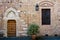 Antique doorway to the Tuscan house