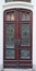 Antique double leaded glass doors