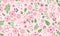 Antique Easter egg pattern background design, with leaf and floral design