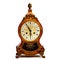 Antique English painted clock