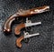 Antique English Percision Pistols.