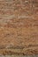 Antique exterior red brick block wall texture background with shabby chic charm