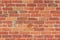 Antique exterior red clay brick wall background