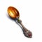 Antique Fantasy Spoon With Gold Accents