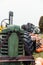 Antique Farm Tractor Surrounded by Pumpkins - Late Autumn Scene - New York