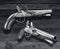 Antique Flintlock Pistols.