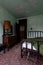 Antique Furniture in Guest Room - Abandoned Wyoming Hotel - Mullens, West Virginia