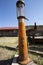 Antique gas pump with glass cylinder, Jackson Hole, Wyoming.