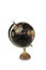 Antique globe isolated on white background with clipping path and shadow