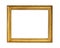 Antique golden textured masterpiece frame