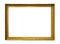 Antique golden textured masterpiece frame