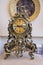 Antique goldish clock.