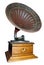 Antique gramophone player