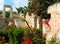 The antique greek style design in garden