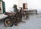 Antique Harvesters and Horse-Drawn Hay Rakes