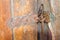 Antique hasp to lock door