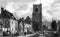 Antique Illustration of Historic English Church Scene