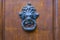 Antique Iron Ornate Knocker Door