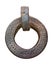 Antique Iron Ring Isolated Photo