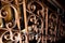 Antique iron staircase railing design