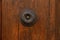 Antique italian rust brown door handle with simple iron pattern