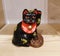 Antique Japanese wooden toy cat