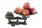 Antique Kitchen Scales with 5 Apples