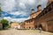 Antique Krutitsy Patriarchal cloister courtyard in Moscow