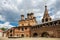 Antique Krutitsy Patriarchal cloister courtyard in Moscow